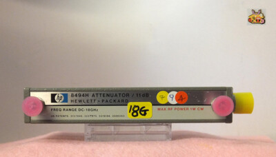 (RF794) * HP Prog. Step Attenuator * 8949H * DC - 18GHz * 11 db * SMA * 