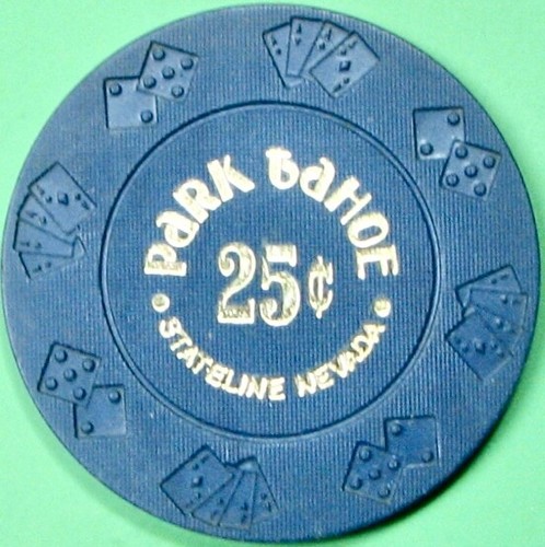25¢ Casino Chip. Park, Lake Tahoe, NV. Z41.