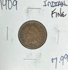 1909 INDIAN HEAD CENT ~ FINE ~NICE COIN~