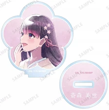 Acrylic stand/acrylic panel Miyo Saimori (with hair ornament/face close-up) "My