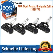TPMS Sensor Ersatz für Opel Astra J Insignia Zafira C 4 Stück TPMS 433MHZ RDKS