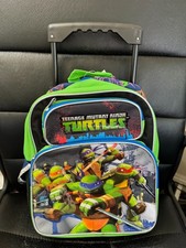 Ninja Turtles 12 Inches School Small Rolling Backpack