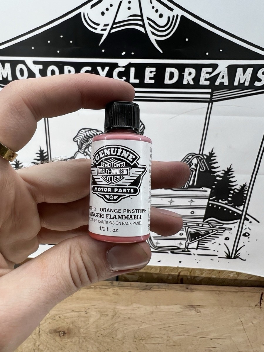 HARLEY NEW NOS OBSOLETE TOUCH UP PAINT ORANGE PINSTRIPE