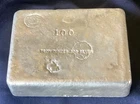 Vintage 100 Troy Ounce Silver .999 Bar