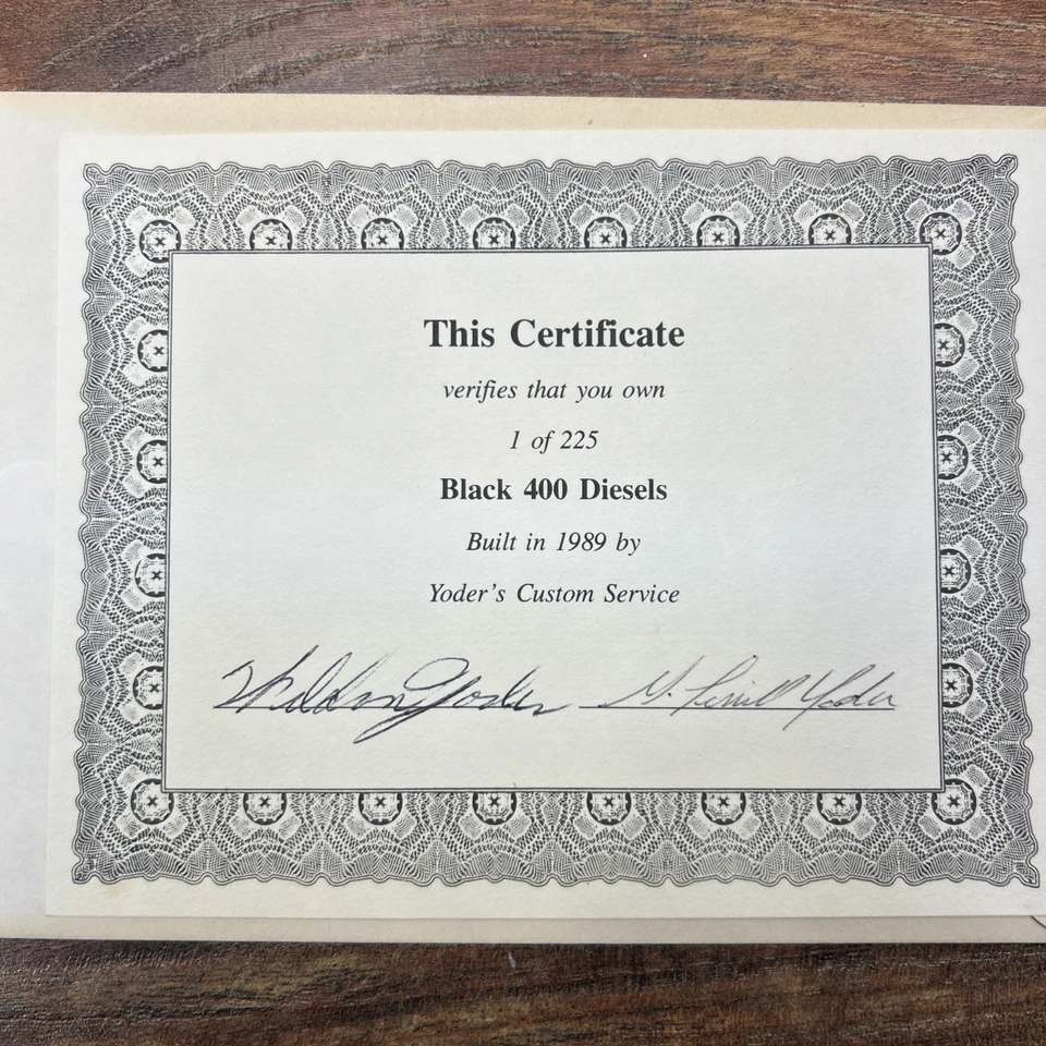 1/16 Black Knight Case 400 Super Diesel Plástico Tractor Yoder Servicio Personalizado Foto 3 de 4