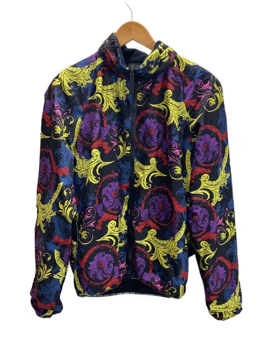 Versace nylon jacket 3 polyester yellow allover - image 1
