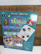 Disney's The Little Mermaid Crafting Paper Pizazz Sheets 8.5x11  Scrapbooking