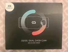 COOAU D20S 2.5K Dual Dash Cam Front  Inside Loop Recording GPS Dash Camera
