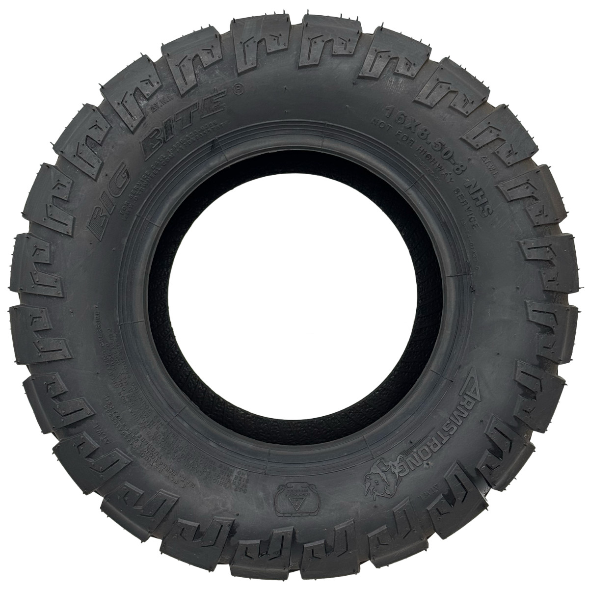 16x8.50-8 4 Ply Big Bite Lawn Mower Tire