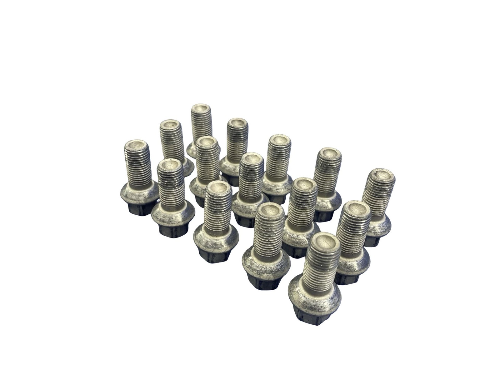 2020-2026 MCLAREN GTS OEM WHEEL RIM LUG NUT BOLT SET OF 15 SILVER *WEAR*