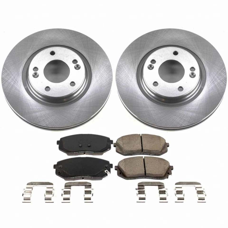 Kit de frenos Power Stop para Hyundai Sonata 2016-2019 - Autospecialty delantero y trasero Foto 2 de 4