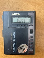 AIWA Stereo Radio Cassette Player HS-T51 Digital Tuning AM/FM Read Description