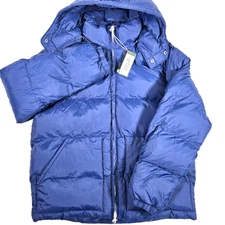 Alpine Design Jacket Men's Medium Space Blue Puffer Full Zip Water Repellent New