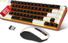 60 Wireless Gaming Keyboard Mouse Combo RGB Backlit Rechargeable - US