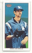 2002 Topps 206 Mini Tolstoi Black Shawn Green 25