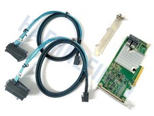 Inspur LSI 9300-8i SATA / SAS HBA Controller IT Mode 12Gb PCIe x8 2 SAS cables