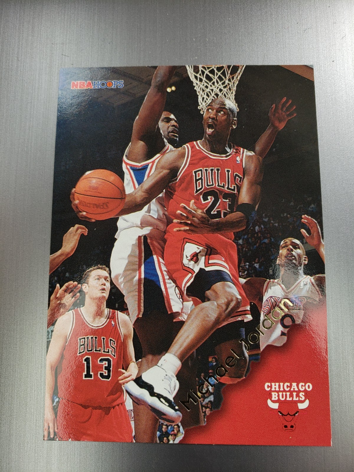 1996-97 NBA Hoops #20 Michael Jordan Chicago Bulls