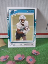 2024 Donruss #346 Tahj Washington Rated Rookie Miami Dolphins 