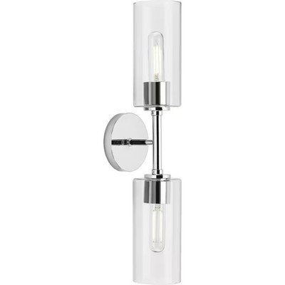 Progress Lighting Cofield 22-1/2 in. 2-Light Polished Chrome Wall Bracket