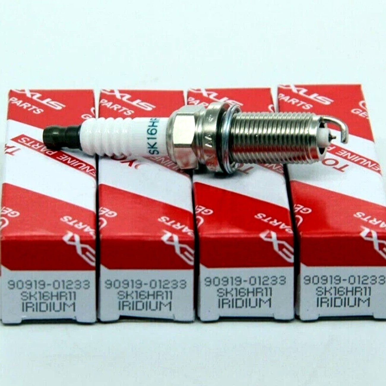 4x OEM 90919-01233 Denso 3417 Iridium Spark Plugs for Camry RAV4 SCION tC 2.5L 