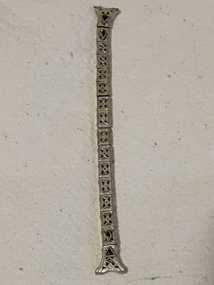 Anita 12k White Gold Ladies Watch Band 0254 D7