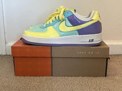 Size 10.5 Men s Nike Air Force 1 Premium Easter Egg 312945-371 RARE 2006