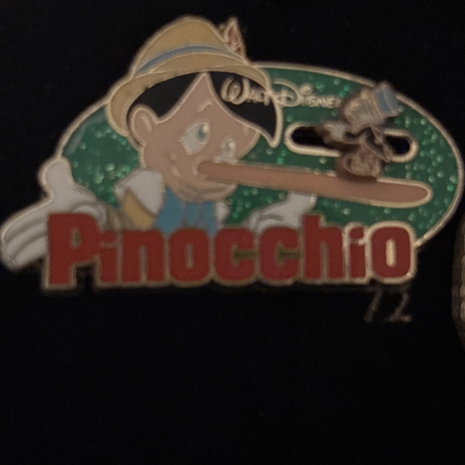 Disney Pin 12 Months of Magic Pinocchio and Jiminy Cricket Slider Disney Store 