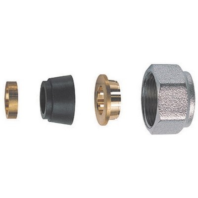 KIT DI TENUTA IN GOMMA A COMPRESSIONE PER TUBO RAME 4 PZ Diam 14 Valvole