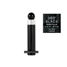 360 BLACK BY PERRY ELLIS 1.0 OZ EDT SPRAY FOR MEN NEW
