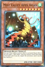 Yu-Gi-Oh TCG SHVA-DE045 SR Nebeltal Apex Vogelschatten in Walhalla