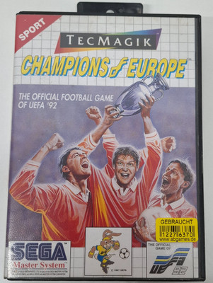 Champions of Europe / UEFA 1992 / SEGA Master System / OVP - mit Anleitung