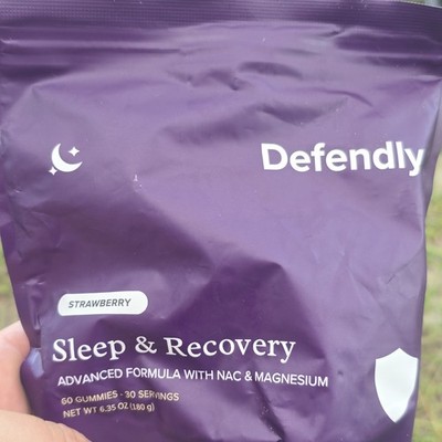 Defendly Sleep & Recovery 60 Gummies/30 Servings ~ 8 Superfoods NAC Magnesium
