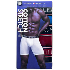 Tommy Hilfiger Men's Cotton Boxer Briefs Size M 32-34 Multi Stretch 3 Pack