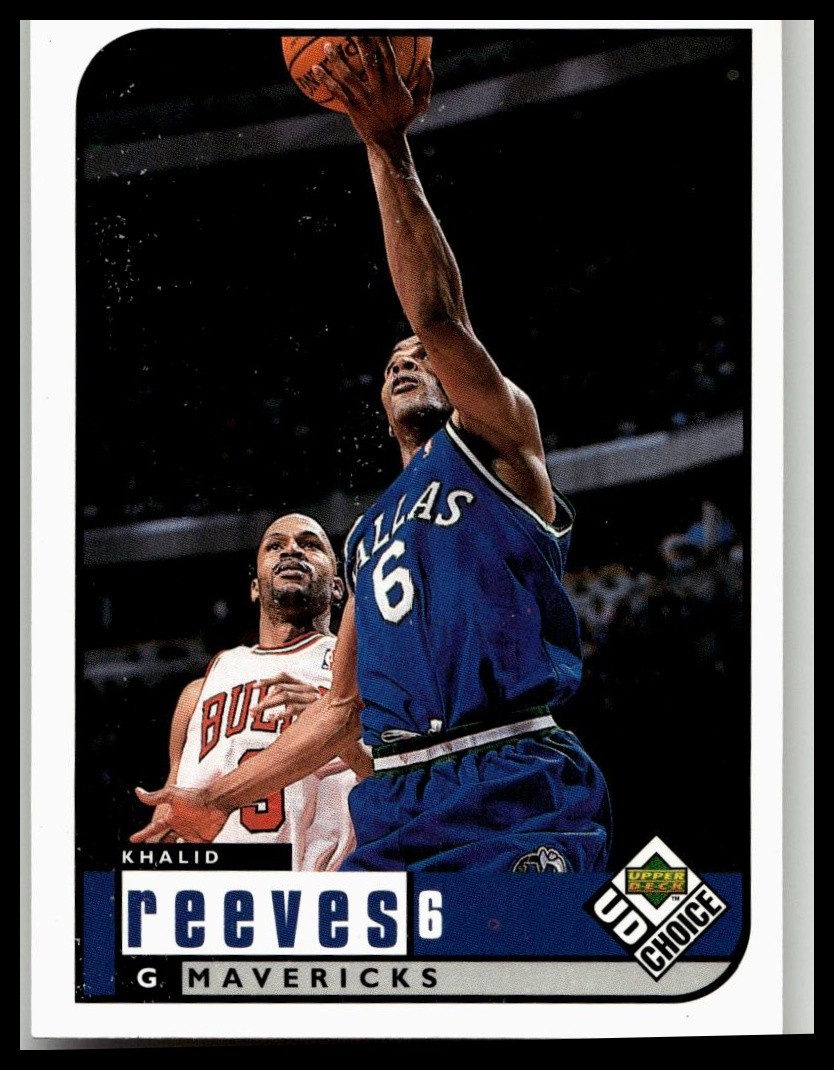 1998-99 UD Choice #33 Khalid Reeves Dallas Mavericks
