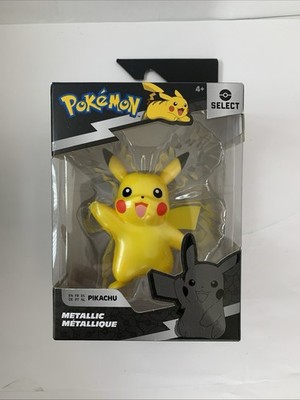Jazwares Pokémon Select Series 1 Metallic Pikachu - Brand New
