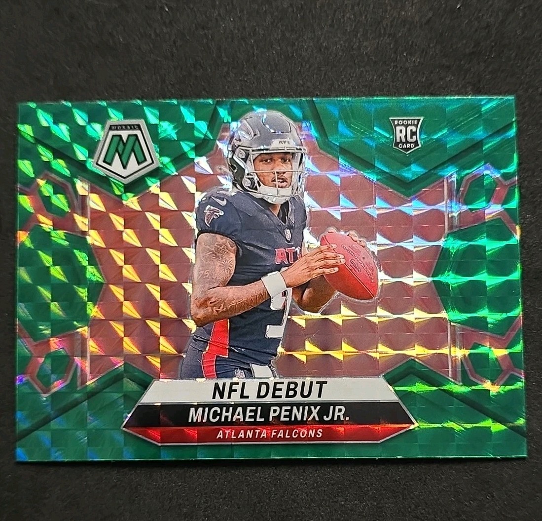 2024 Panini Mosaic - NFL Debut Michael Penix Jr. #274 Green Mosaic Prizm (RC)