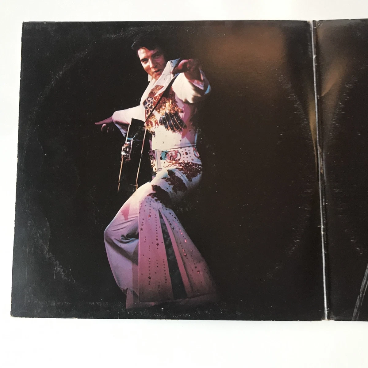 Elvis In Concert Gatefold Cover 1977 Double Vinyl LP Record