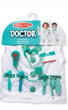 Melissa  Doug Doctor Costume - Kids Halloween Costume 3-6 Yrs Old