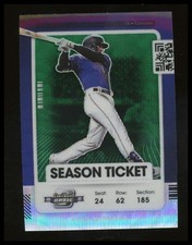 Ryan McMahon 2021 Panini Contenders #67 Optic Green Wave Colorado Rockies