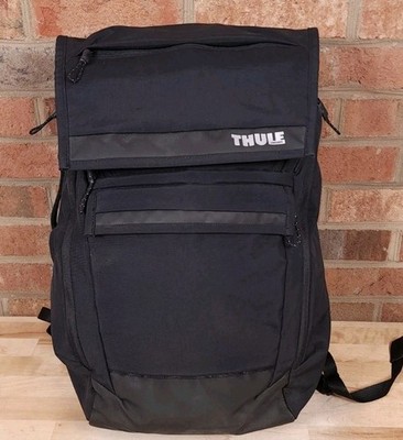 Thule Paramount 27L Backpack Black Nylon Laptop Commuter Travel Bag