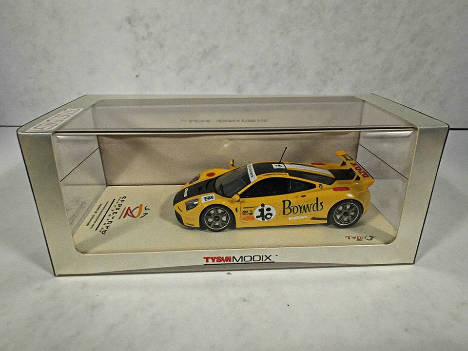 Nuevo stock antiguo 1995 McLaren F1 GTR, escala 1:43, amarillo TSM114357, #51 Harrods Foto 2 de 4