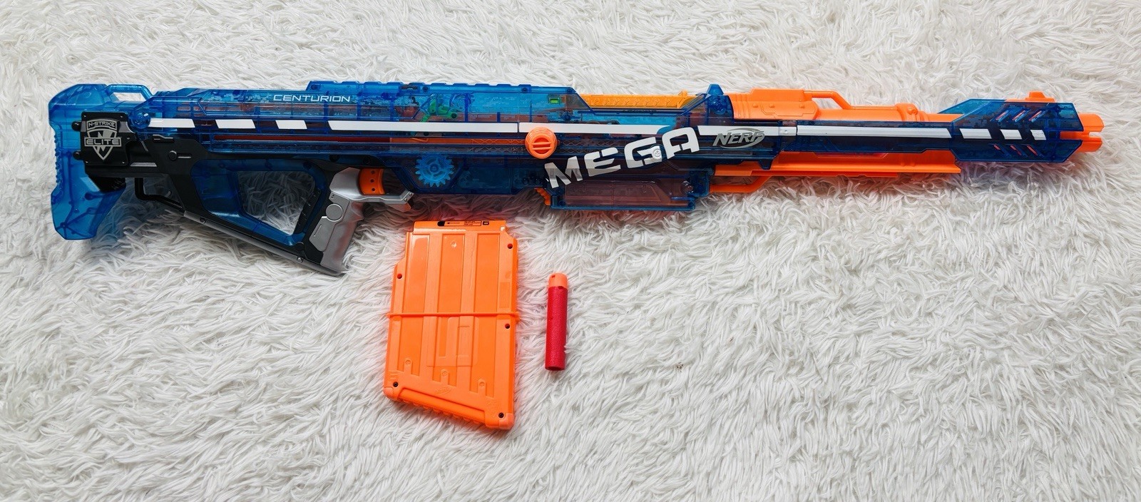 R Us Exclusive Nerf N-strike Elite Sonic Ice Centurion Blast