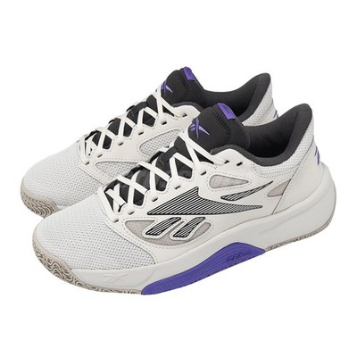 Reebok Engine LT Grey Purple Black Men Basketball Hoopers Shoes 100246827