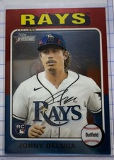 ⚾️ 2024 Topps Heritage Jonny DeLuca RC /699 Rays Rookie #427 🇺🇸