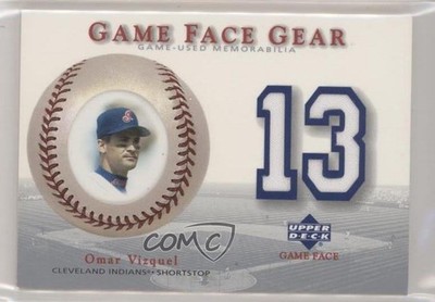 2003 Upper Deck Game Face Gear Omar Vizquel #GG-OV 2u3