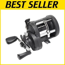Reliable ATS Trolling Reel - Lightweight Graphite, Right-Hand Handle, 20lbs Drag
