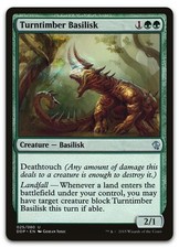 Turntimber Basilisk #25 (LP) Zendikar vs. Eldrazi DDP Magic MTG