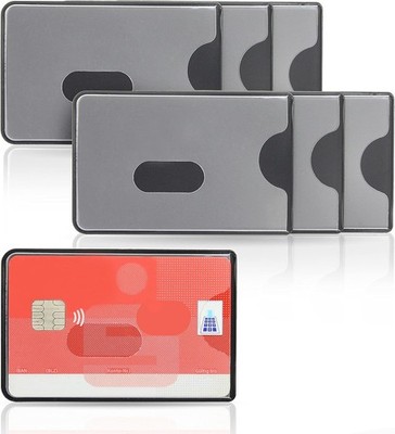RFID NFC Blocker Hartplastik Schutzhülle - 7 Stück - Kartenschutzhülle für Kre