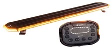 5FT 1.5m R65 LED Amber Warning Flashing Light Bar Beacon Bar + Wireless Remote