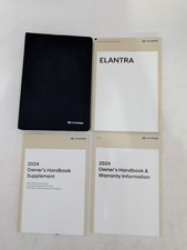 2024 Hyundai Elantra Owners Manual Supplement With Case